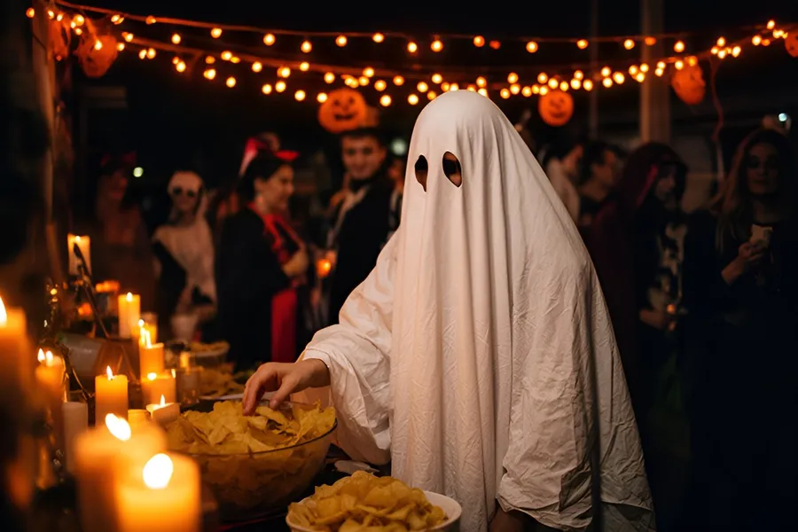 Breaking News: Ghost spotted at the snack table